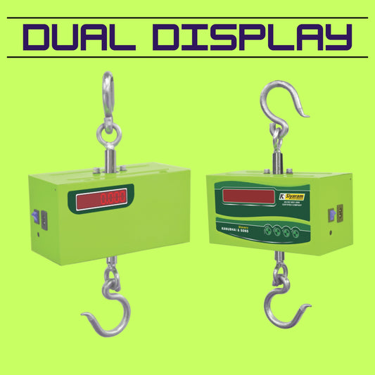 SIYARAM HANGING SCALE 100-200 kg | HEAVY DUTY HANGING SCALE | DUAL DISPLAY | AGRICULTURE SCALE | INDUSTRIAL SCALE