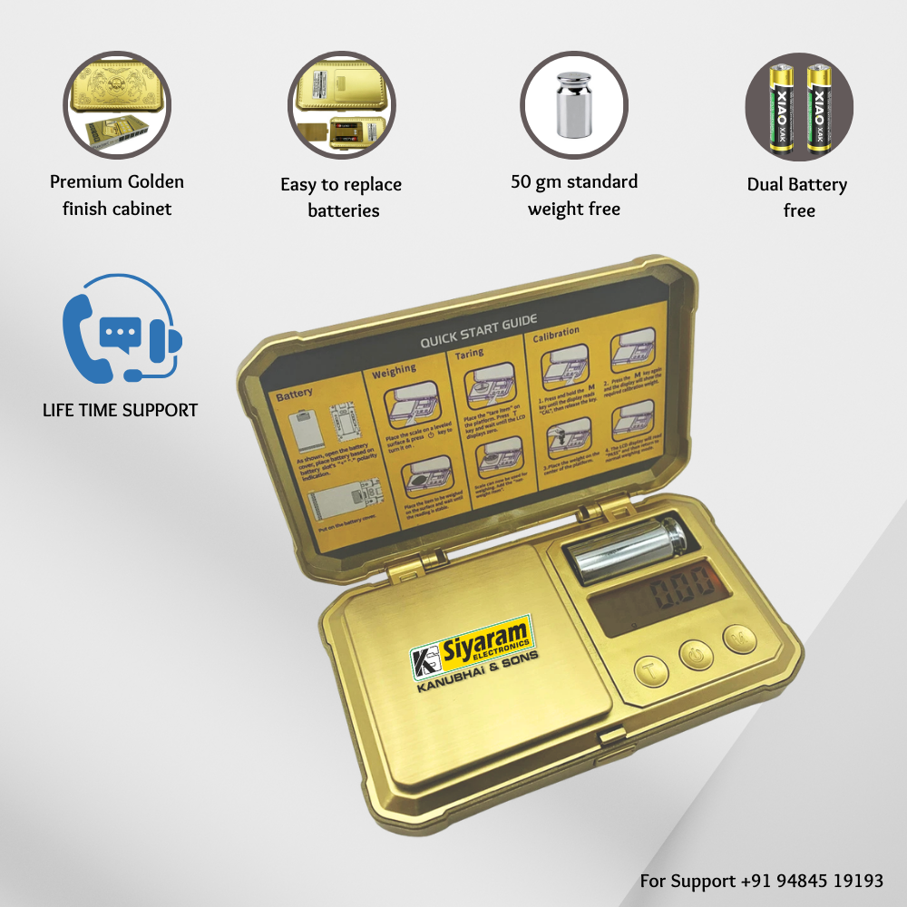 Premium Pocket Scale 200gm x 10mg