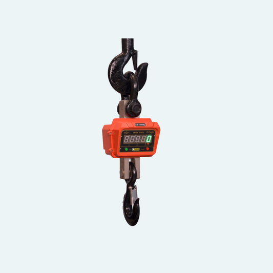 Siyaram 10 Ton x 1kg Ultra Heavy-Duty Crane Scale | Dual Battery, LED Display, Remote Operated | Built for Steel Plants, Scrap Yards, and Factory Giants