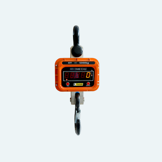 Siyaram 5 Ton x 1kg Heavy-Duty Industrial Crane Scale | Dual Big Battery, Big LED Display, Remote Operated | For Inudstrial use, Steel, Industries, Scrap, Hardware & Factory Use