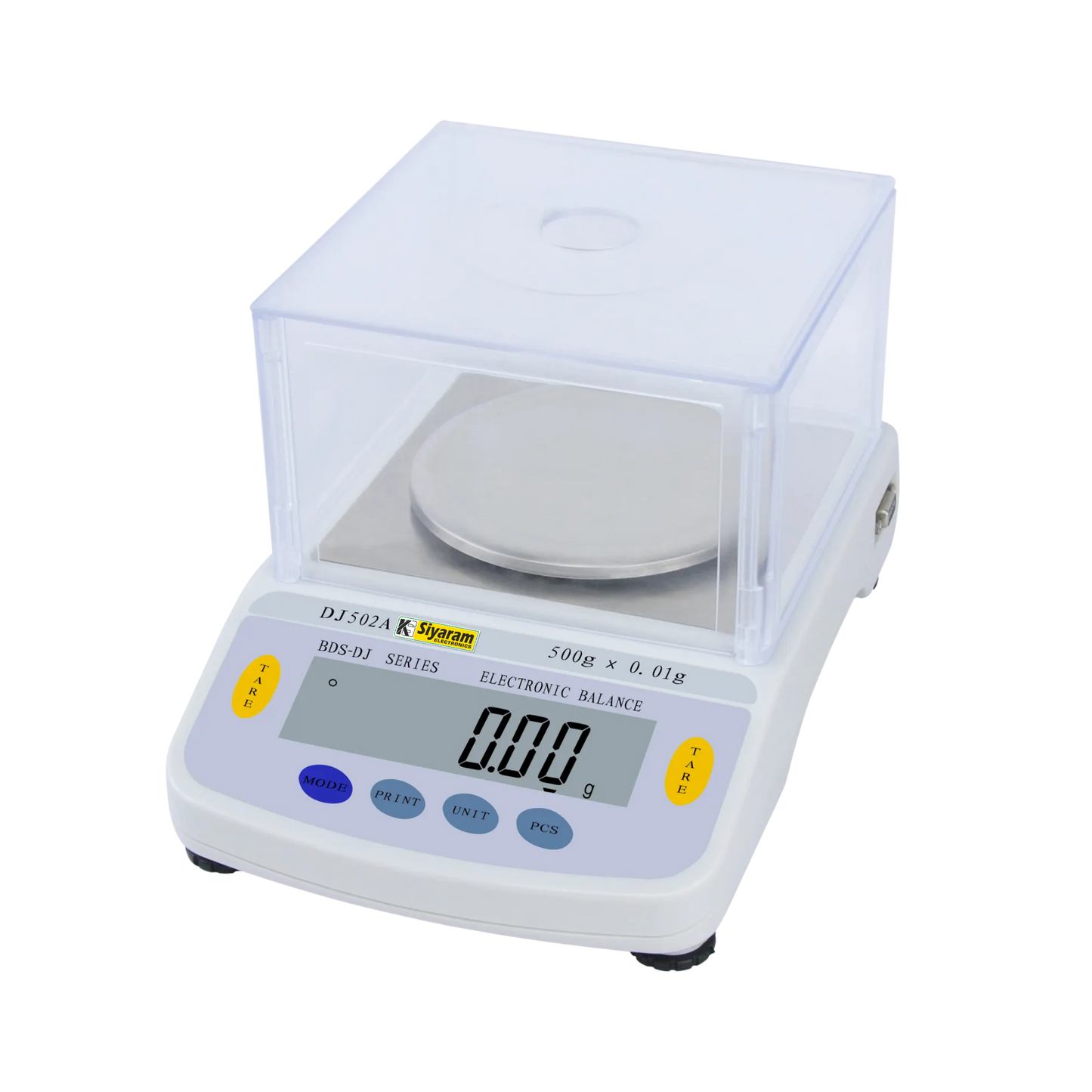 Siyaram 500g x 10mg (0.01g) High-Precision Digital BDS Jewellery Weighing Scale | Ideal for Gold, Silver, Diamond, Lab & Pharma Use | Dual LED Display with Windshield Cabin Body | SI-JW-500G