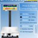 Siyaram Price Computing & Piece Counting Scale 50kg / 100kg | Digital Weighing Machine 1x1 Feet Pan size | PRC Scale for Shop, Mandi & Retail | Stainless Steel Platform | 99 Memory | Heavy Duty