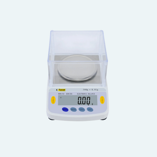 Siyaram 500g x 10mg (0.01g) High-Precision Digital Jewellery Weighing Scale | Ideal for Gold, Silver, Diamond, Lab & Pharma Use | Dual LED Display with Windshield Cabin Body | SI-JW-500G
