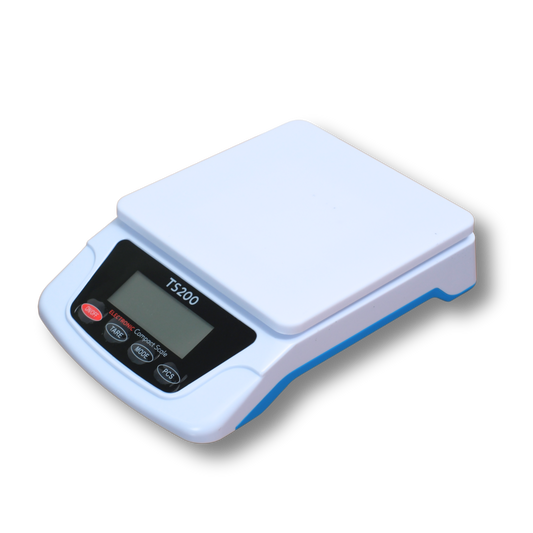 Siyaram 5/10 kg x 100mg TS 200 Digital Kitchen Scale & Parcel Weighing Scale Ultra Precision for Home, Diet, Fitness & eCommerce Use | Battery Operated | Not for Legal Trade
