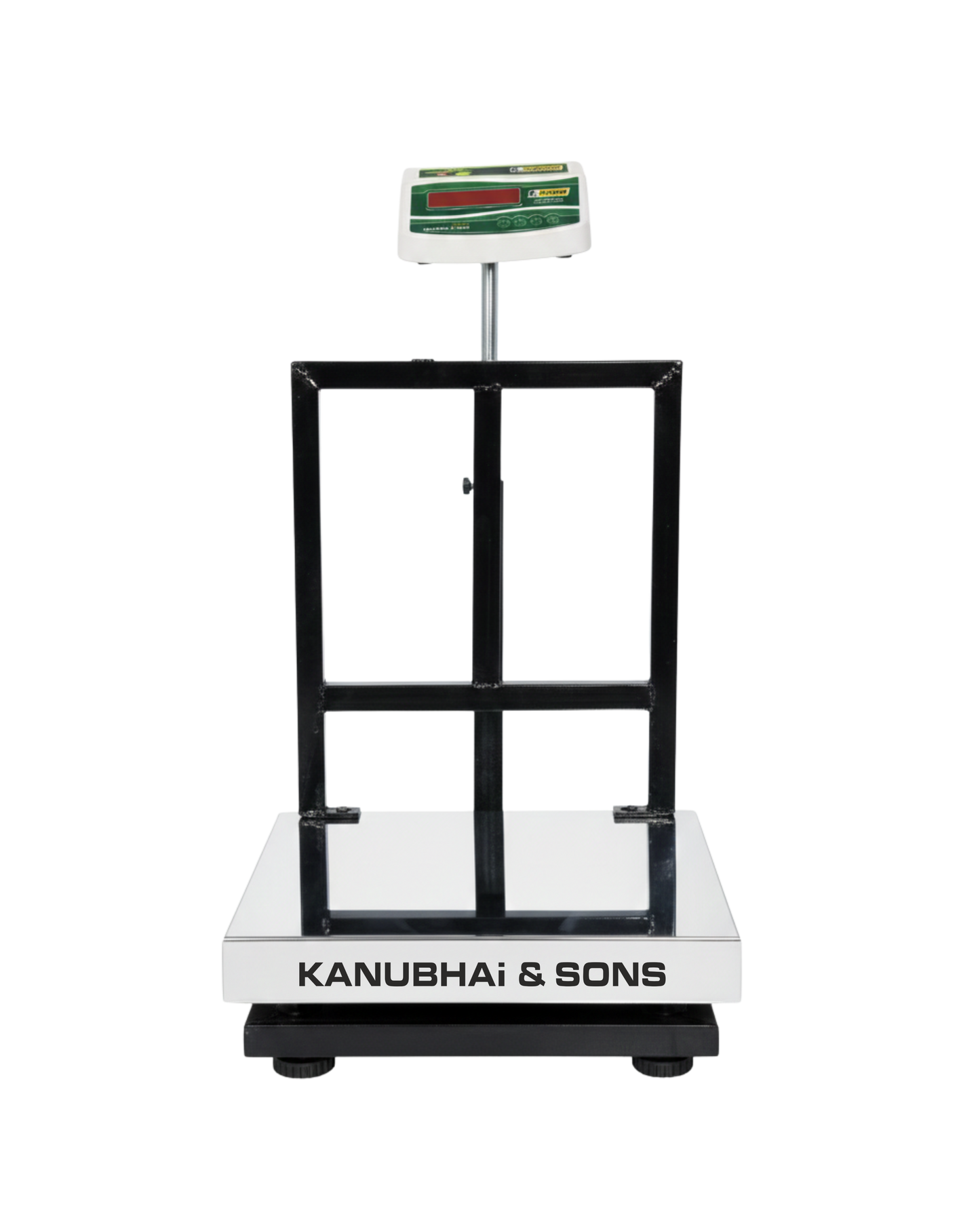 Siyaram’s 100kg x 10g Capacity Heavy Platform Weighing Scale (16x18 inch) – SS Top | For Industrial, Commercial, Dairy, Agricultural, Cloud Kitchen & More | Rechargeable Battery | Big Sensor | KG & Litre Compatible