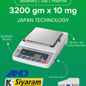 A&D Apollo GX-3002A Precision Balance – 3200g × 0.01g Readability with Internal Calibration